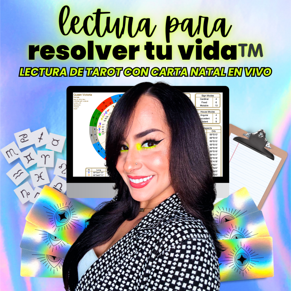 Reunion 1:1 De Lectura Tarot + Carta Natal Para Resolver Tu Vida™️ 💫