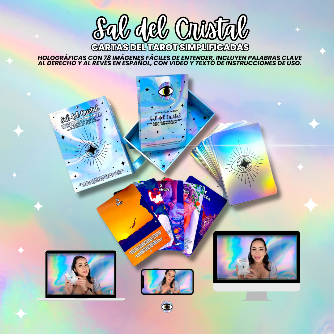 78 Cartas Del Tarot Fáciles De Entender Con Palabras Claves En Español, Video De Cómo Leértelas Incluído y Mucho Más 💿 Sal del Cristal