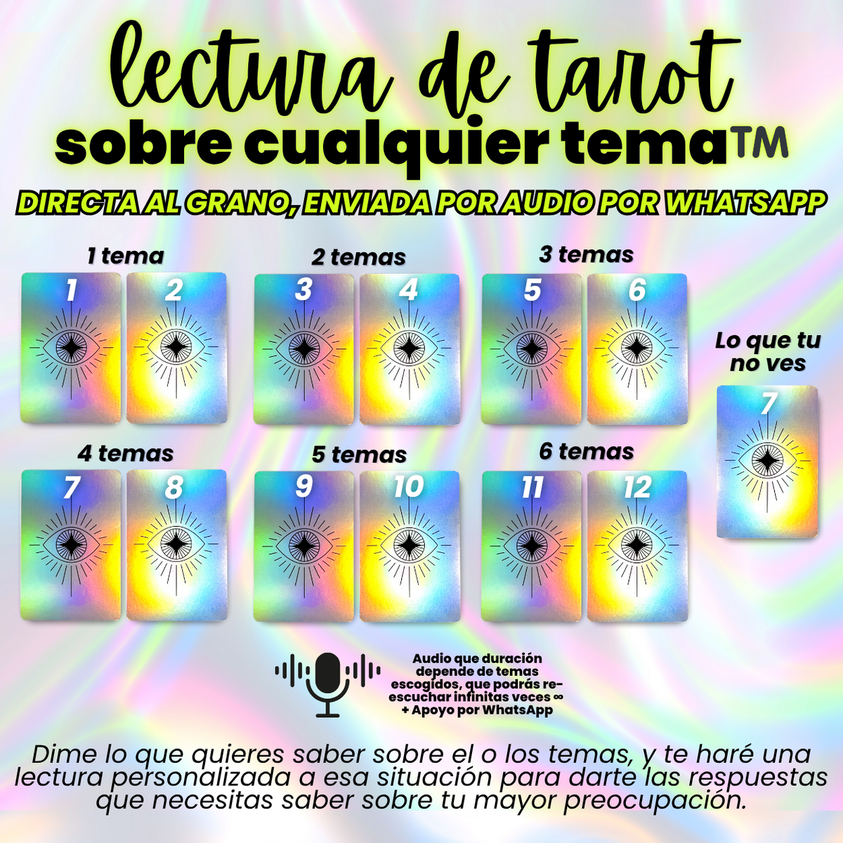 Lectura De Tarot Sobre Cualquier Tema™️ 💡