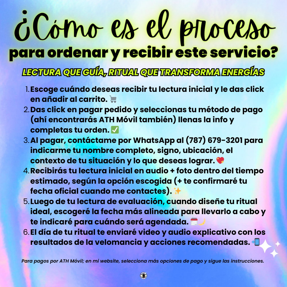 Lectura de Evaluación + Ritual de Velas Personalizado™️ 🕯️