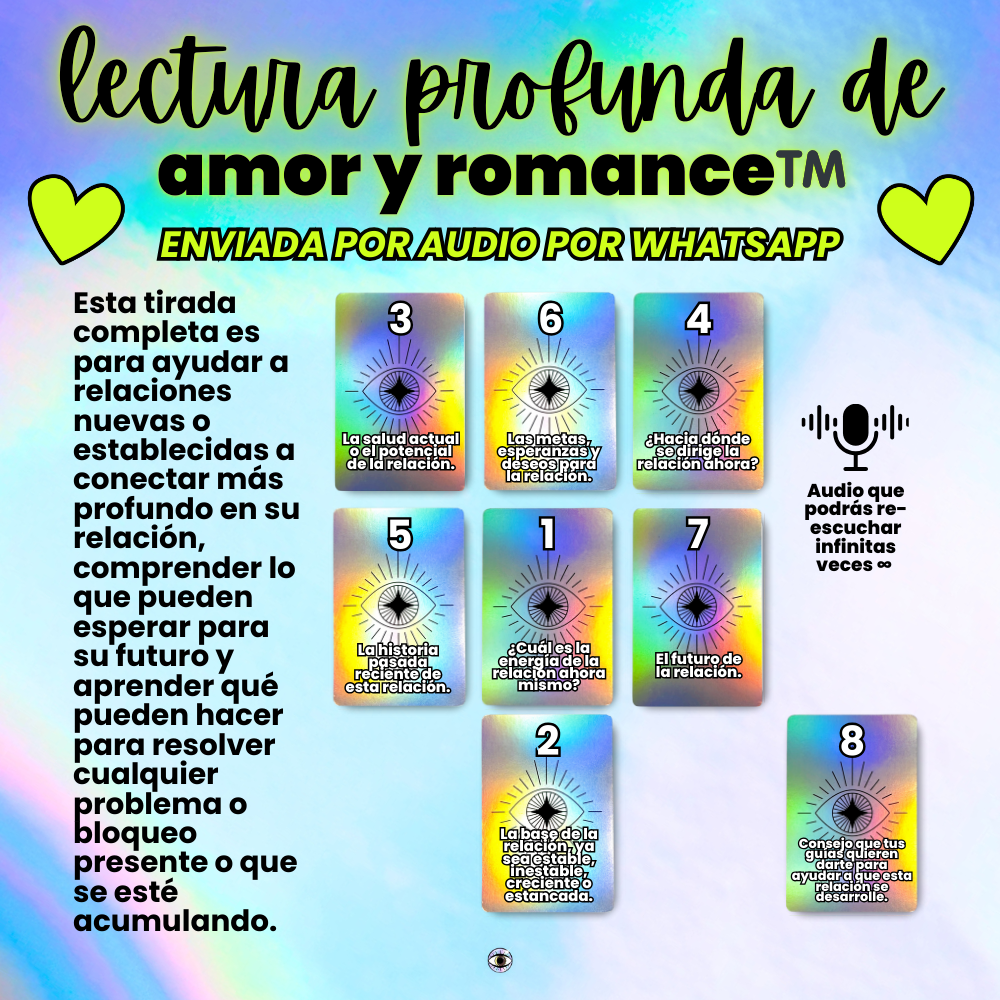 Lectura Profunda De Amor y Romance™️