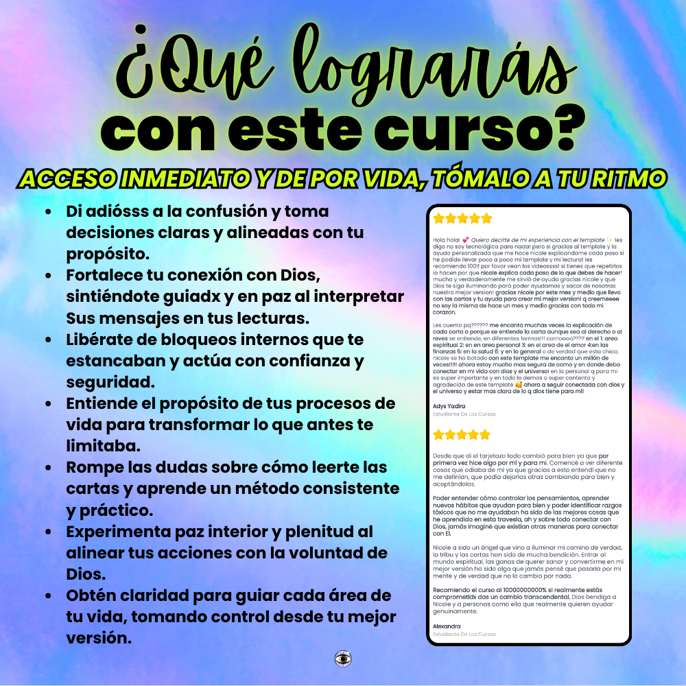 Curso Guía Tu Vida Leyéndote El Tarot