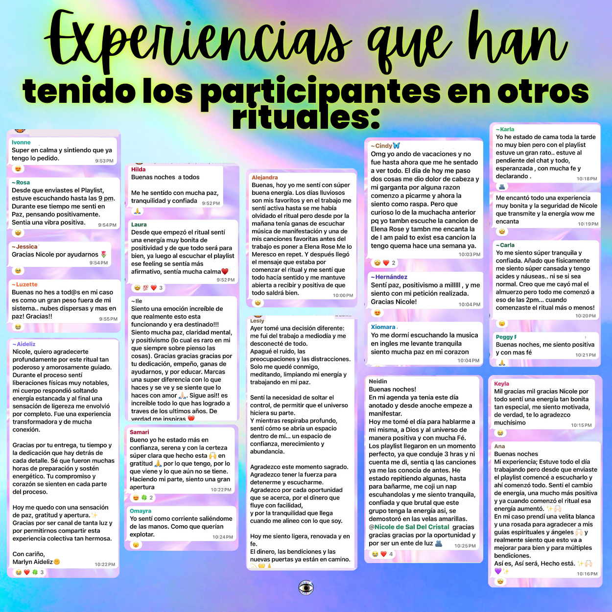 NUEVO: Ritual Grupal Para Transmutar Envidia En Bendiciones Para El Año 2026™️ 🧿 DIC 30