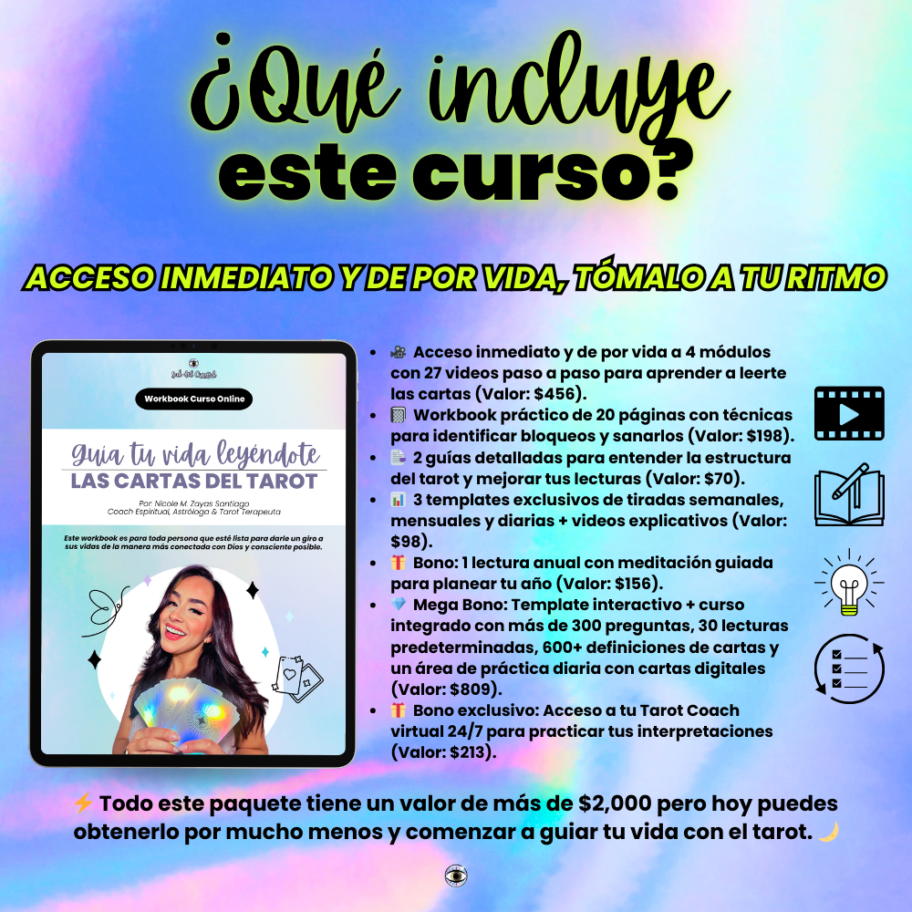 Curso Guía Tu Vida Leyéndote El Tarot