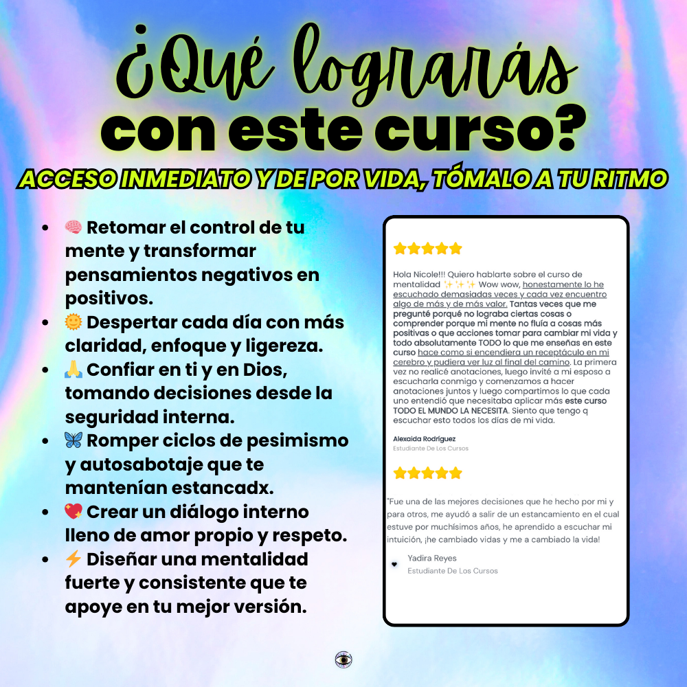 Curso Para Retomar El Control De Tus Pensamientos