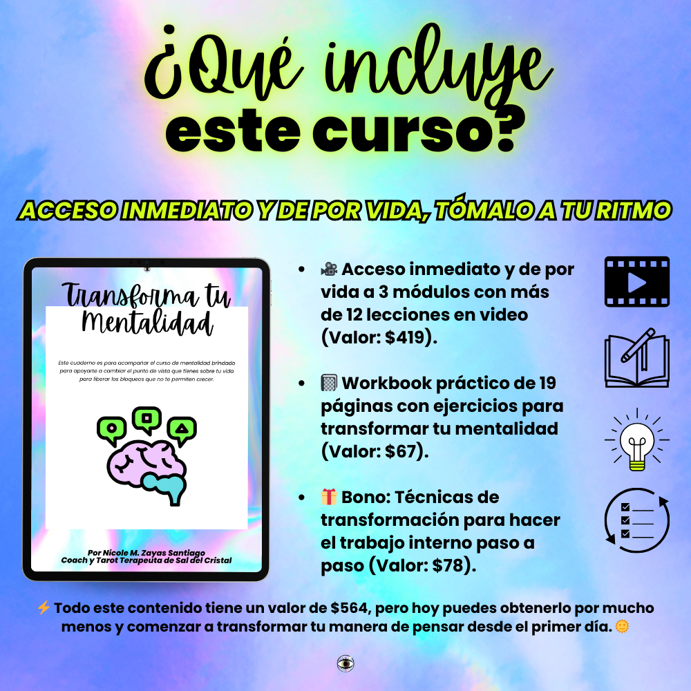 Curso Para Retomar El Control De Tus Pensamientos