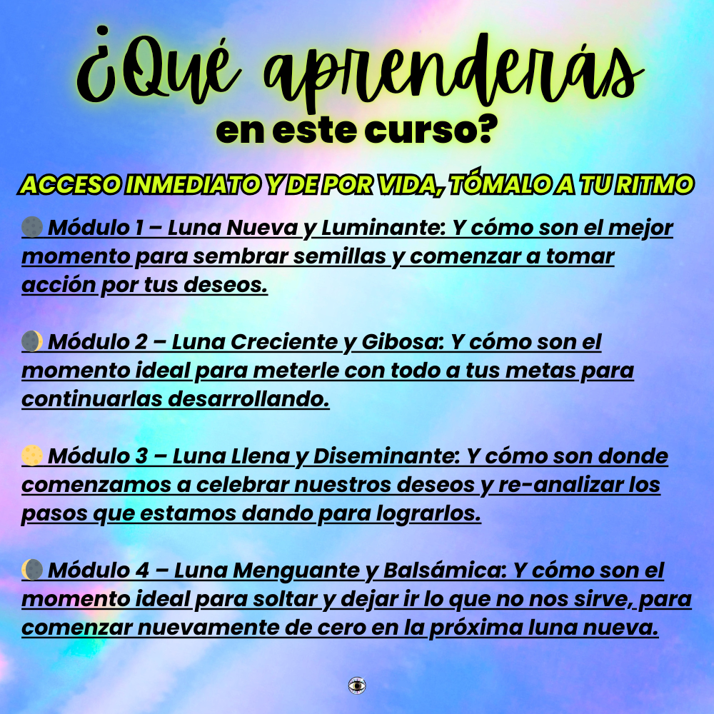 Curso Cómo Las Fases Lunares Afectan Nuestras Emociones