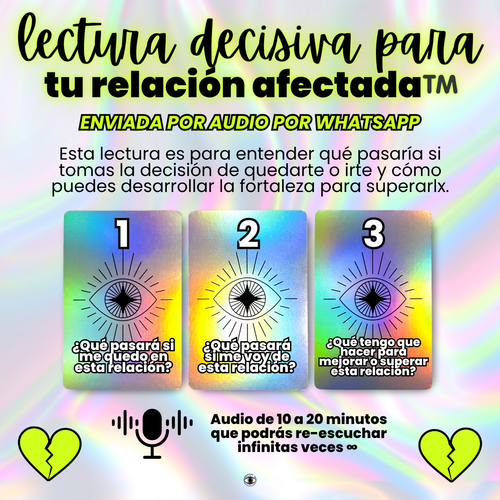 Lectura Decisiva Para Tu Relación Afectada™️