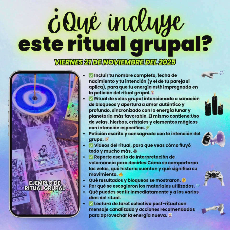 Ritual Grupal Para Atraer Nueva Conexión Emocional O Fortalecer Relaciones Amorosas™️ 💖 NOV 21